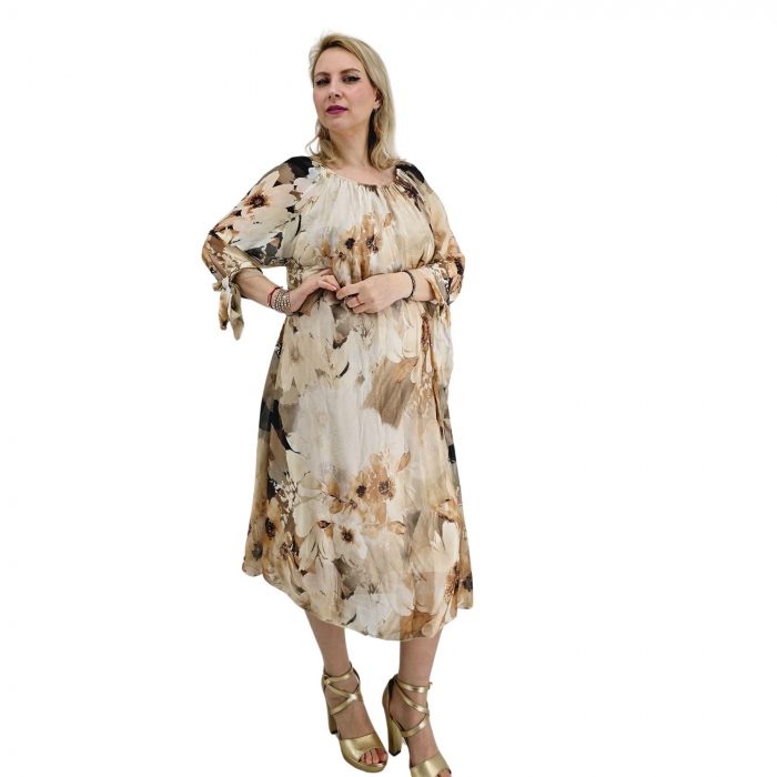 Rochie dreapta din matase Mariana 16 [3]