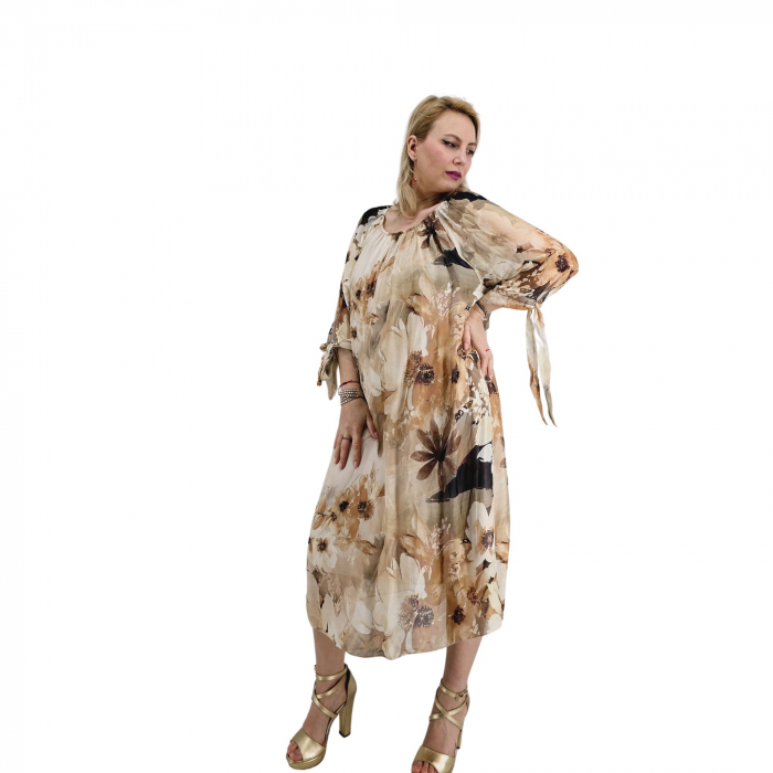 Rochie dreapta din matase Mariana 16 [4]