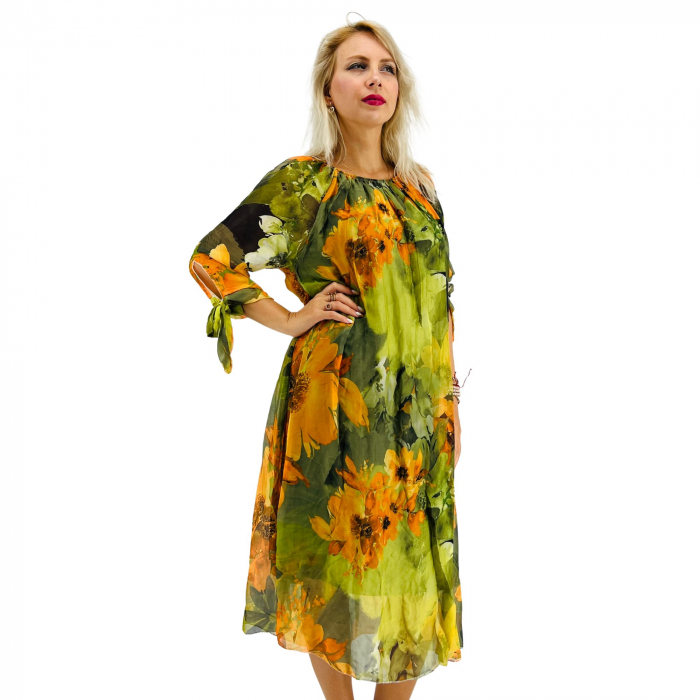 Rochie dreapta din matase Mariana 3 [4]