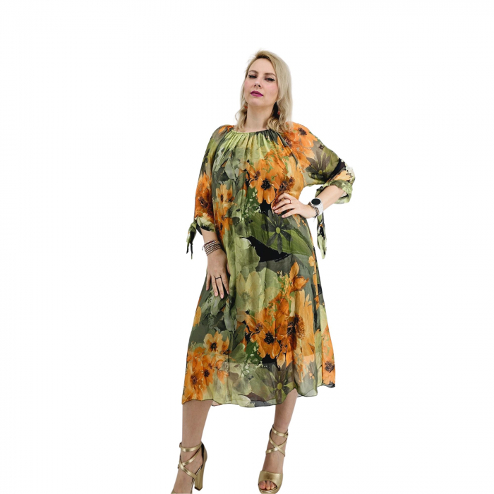 Rochie dreapta din matase Mariana 3 [6]