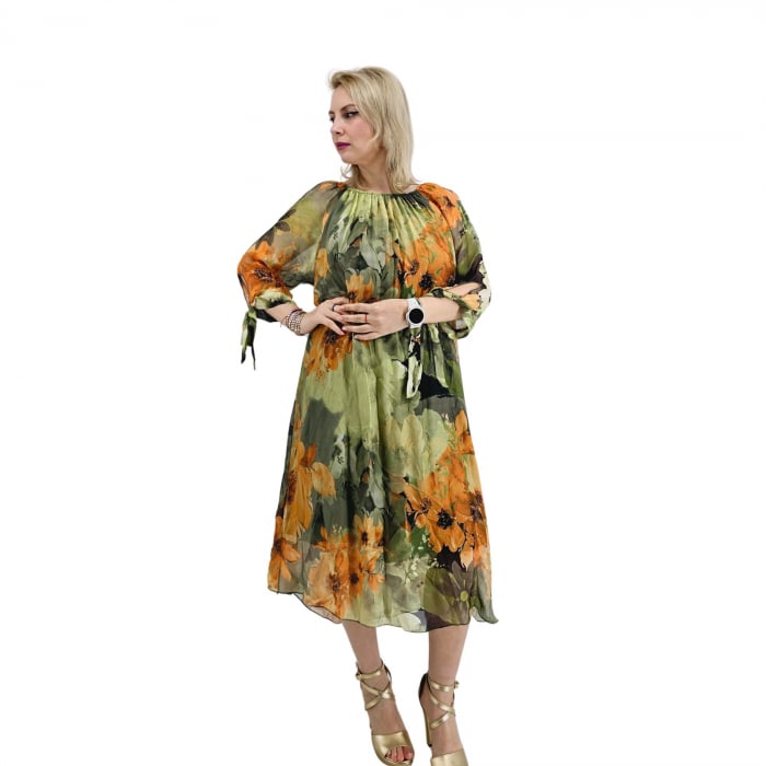 Rochie dreapta din matase Mariana 3 [8]