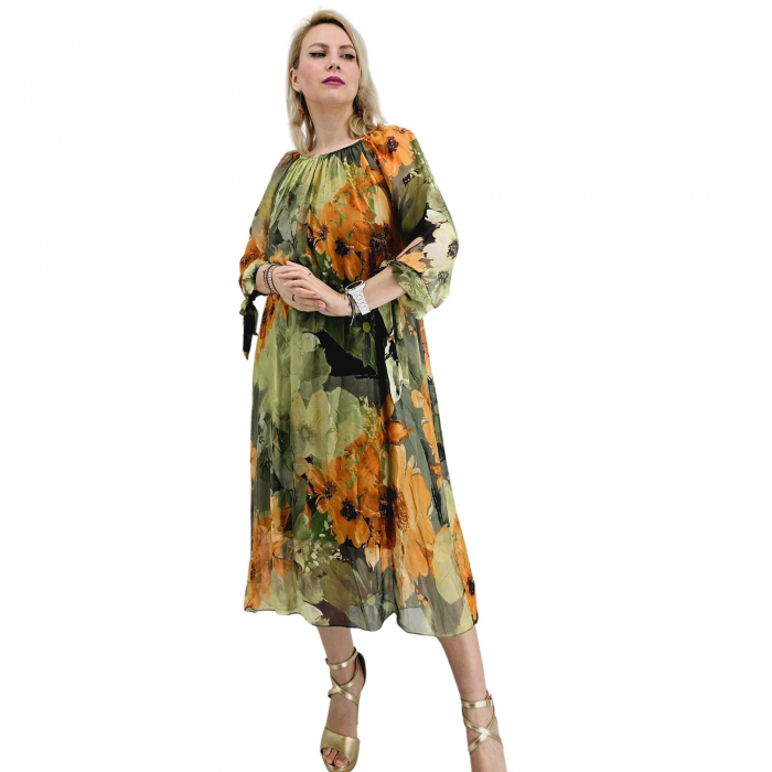 Rochie dreapta din matase Mariana 3 [7]