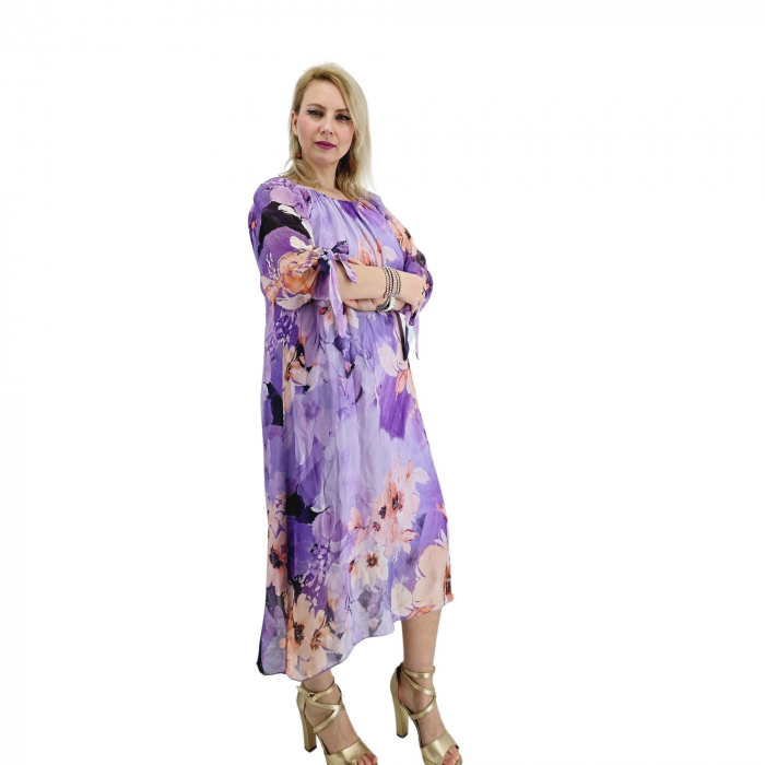 Rochie dreapta din matase Mariana 14 [3]
