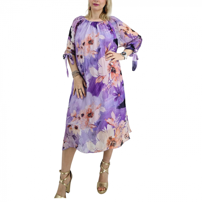 Rochie dreapta din matase Mariana 14 [2]
