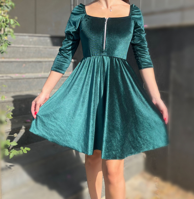 Rochie eleganta din catifea Ecaterina [3]