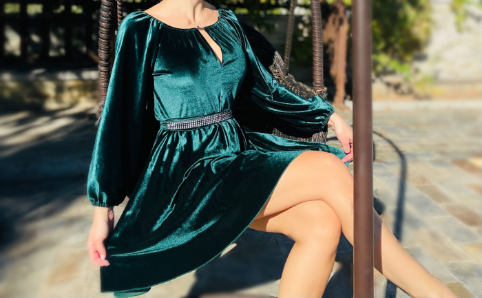 Rochie eleganta din catifea Cati [2]