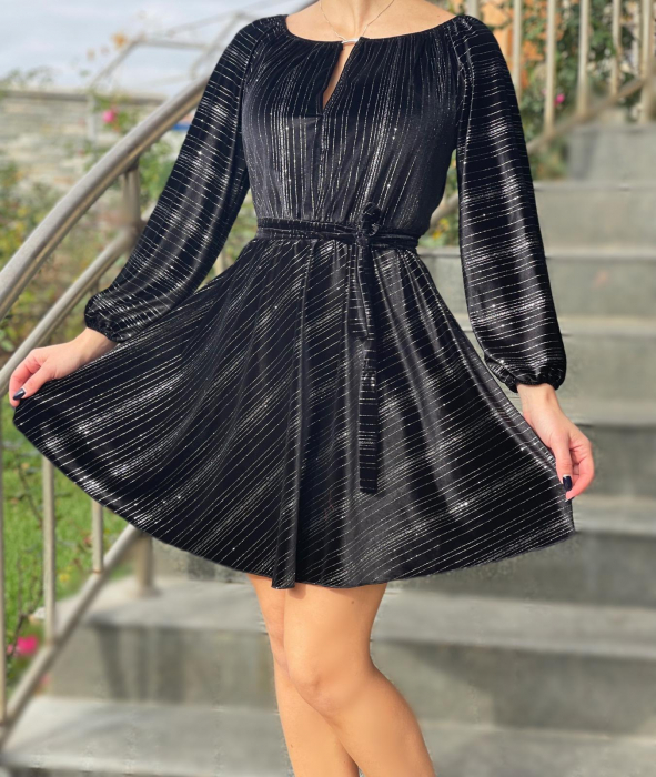 Rochie eleganta din catifea cati 2