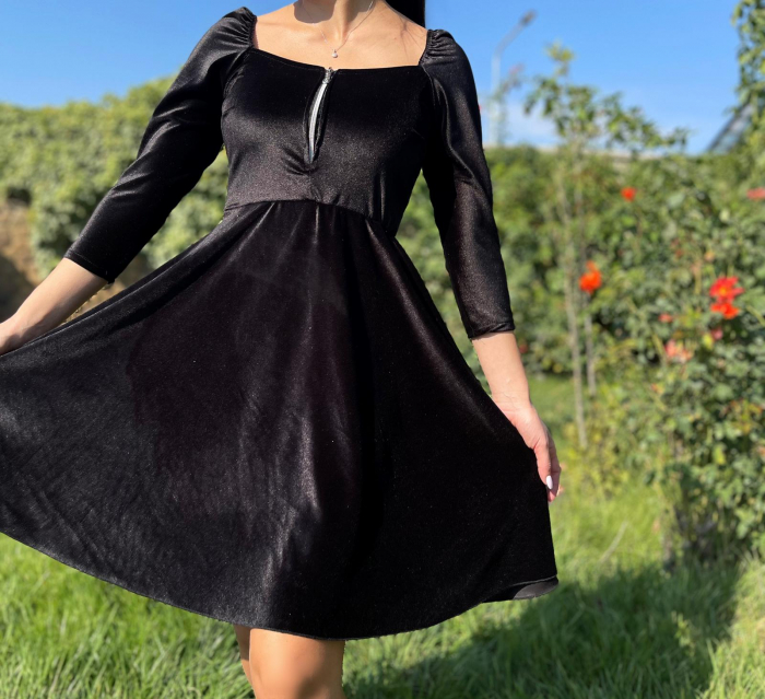 Rochie eleganta din catifea Ecaterina [2]