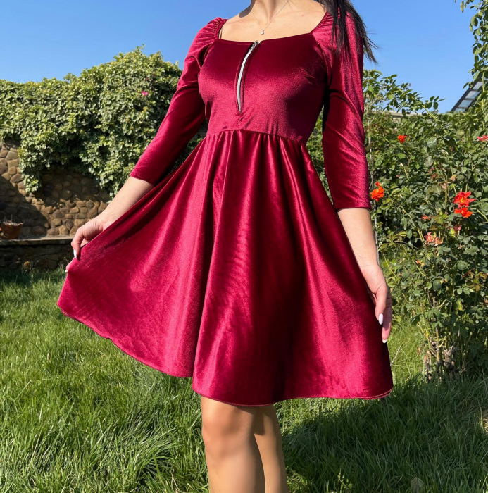 Rochie eleganta din catifea Ecaterina [3]
