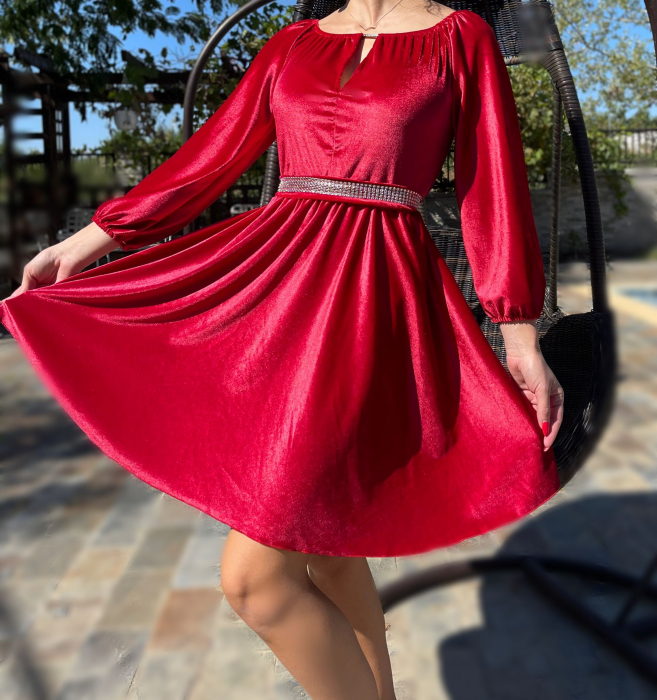 Rochie eleganta din catifea Cati [2]