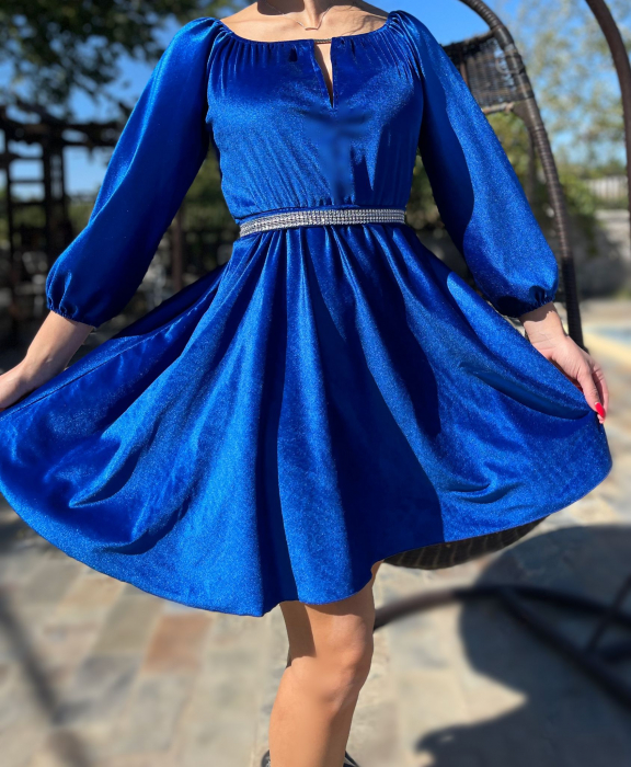 Rochie eleganta din catifea Cati [2]