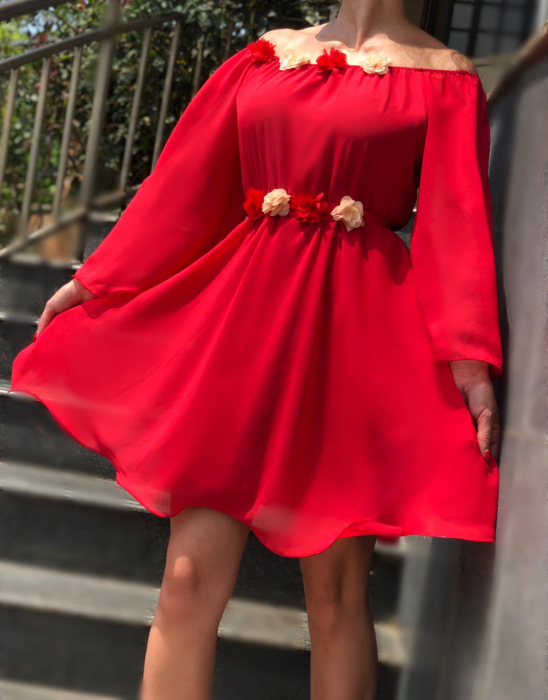 Rochie eleganta din voal Mioara 4 [2]