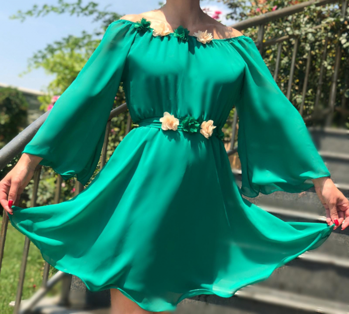 Rochie eleganta din voal Mioara 4 [2]