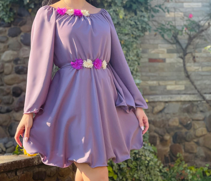 Rochie eleganta din voal Mioara 24 [2]