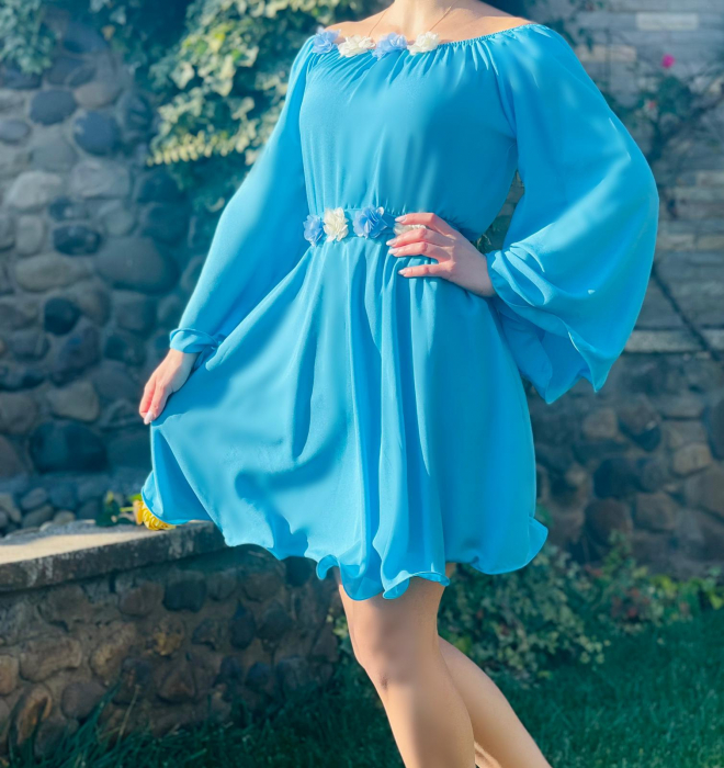 Rochie eleganta din voal Mioara 24 [2]