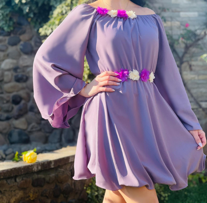 Rochie eleganta din voal Mioara 24 [3]