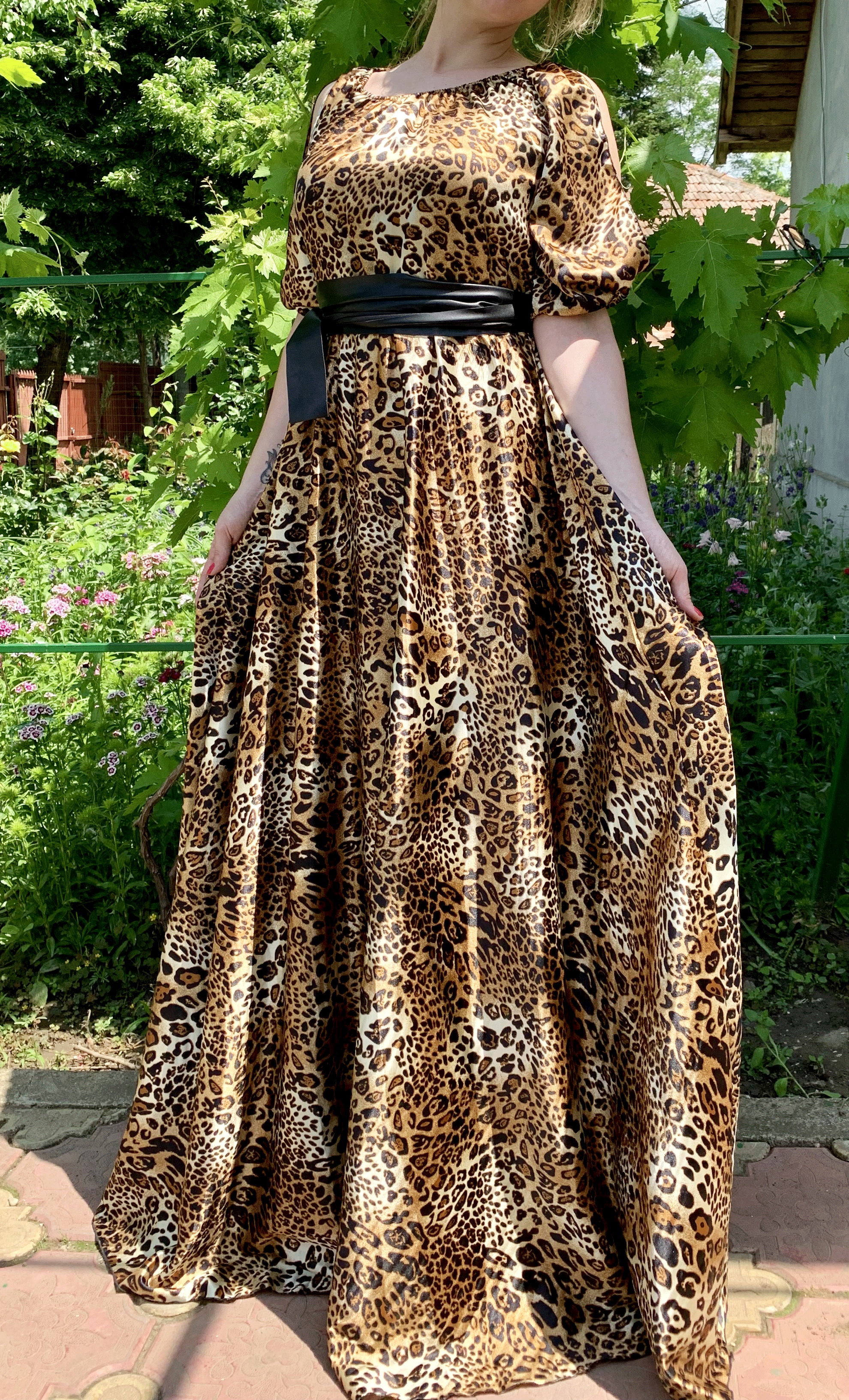 Rochie eleganta lunga neli 3