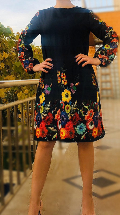 Rochie florala toni 7