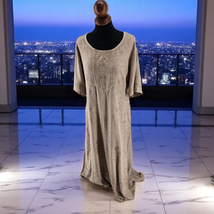 Rochie Lunga Brodata Miuta 101 [2]