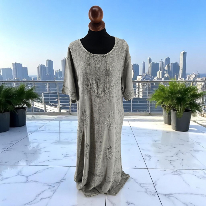 Rochie Lunga Brodata Miuta 104 [2]