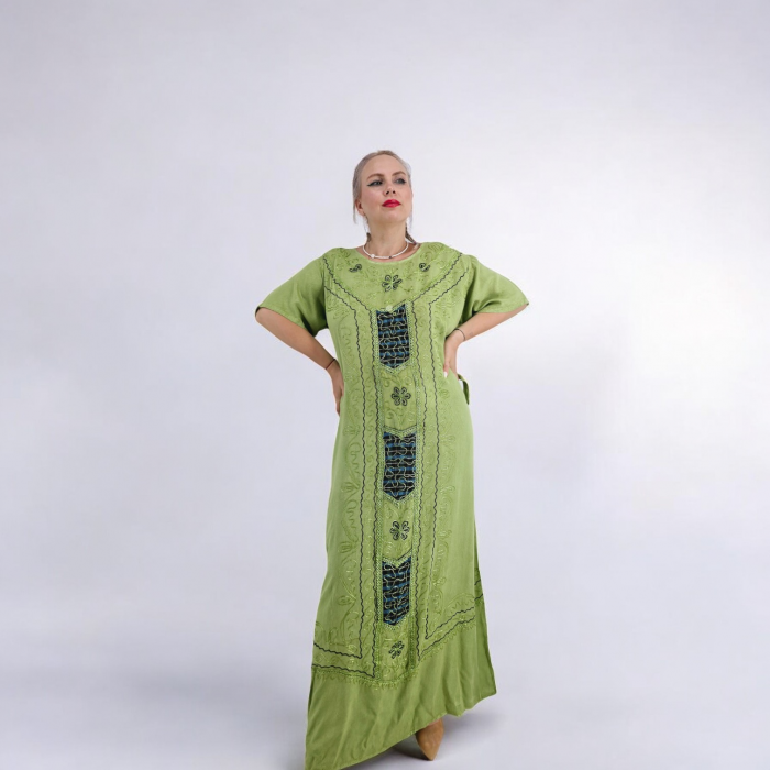 Rochie Lunga Brodata Miuta 84 [4]