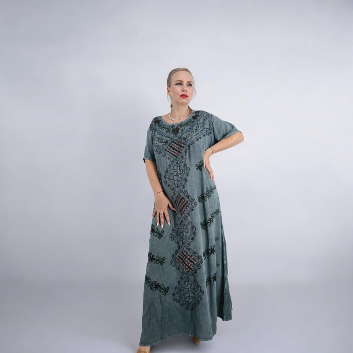 Rochie Lunga Brodata Miuta 89 [2]
