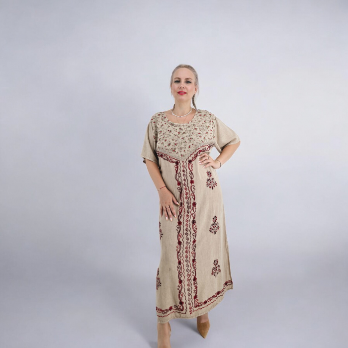 Rochie Lunga Brodata Miuta 90 [3]