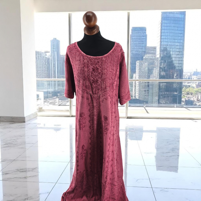 Rochie Lunga Brodata Miuta 99 [2]