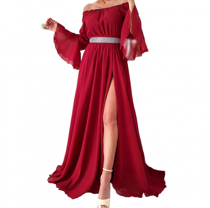 Rochie lunga cu motive elegante Miranda [2]