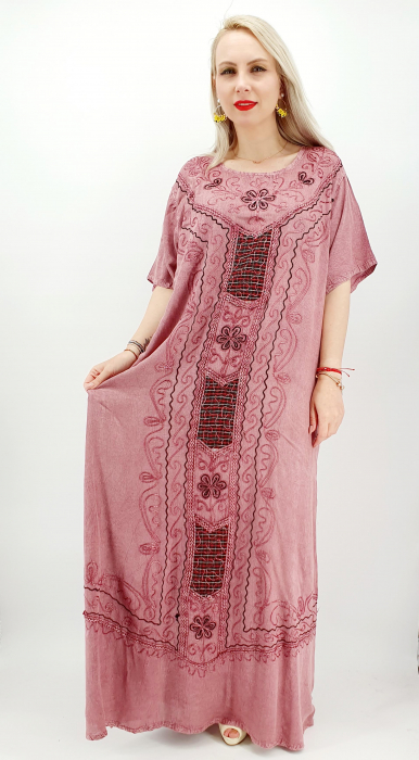 Rochie lunga brodata miuta 34