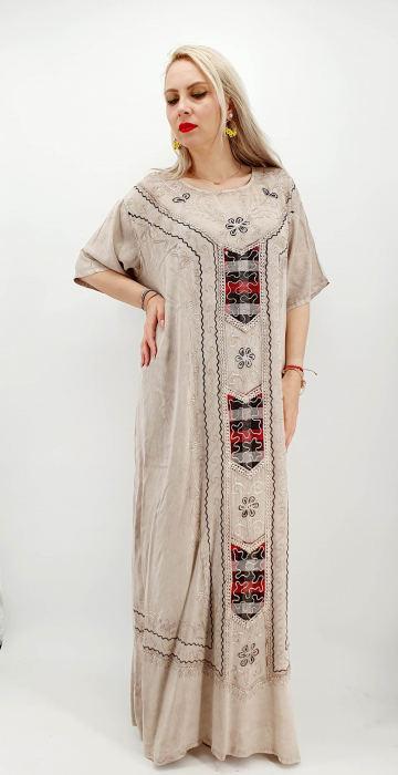 Rochie lunga brodata miuta 35