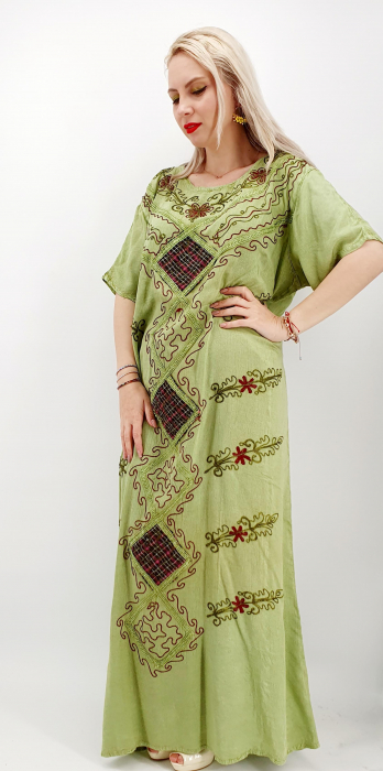 Rochie lunga brodata miuta 37