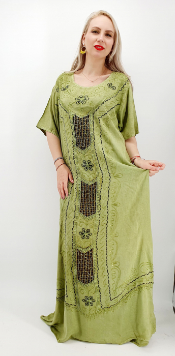 Rochie lunga brodata miuta 39