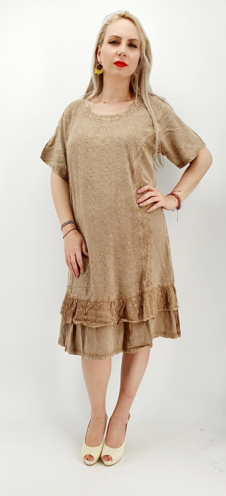 Rochie midi brodata miuta 43