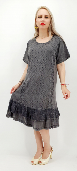 Rochie midi brodata miuta 51