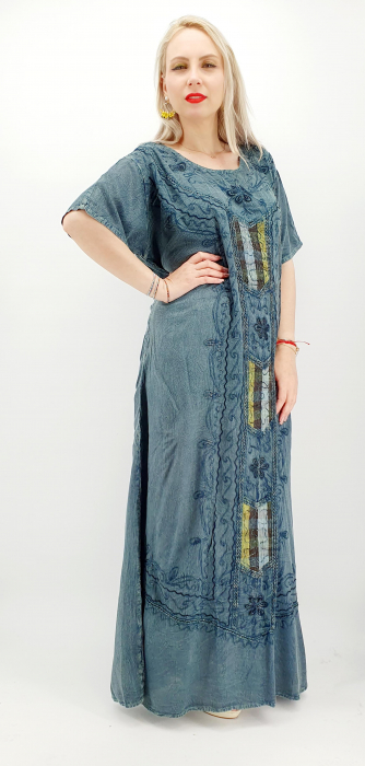 Rochie lunga brodata miuta 55