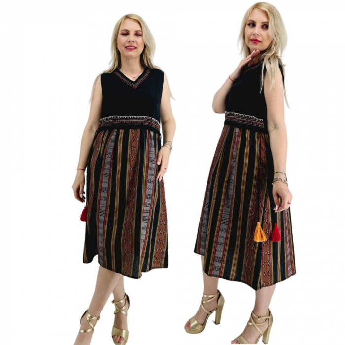 Rochie midi brodata Sanzi 3