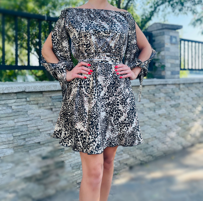 Rochie scurta animal print - Bella 22 [3]