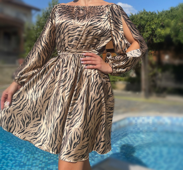 Rochie scurta animal print - Bella 26 [3]