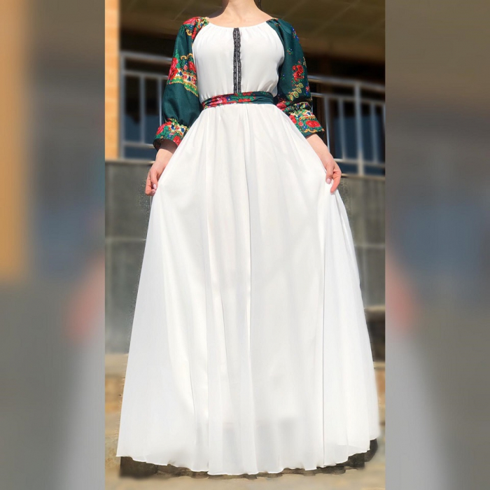 Rochie Stilizata cu motive traditionale Viorela [2]