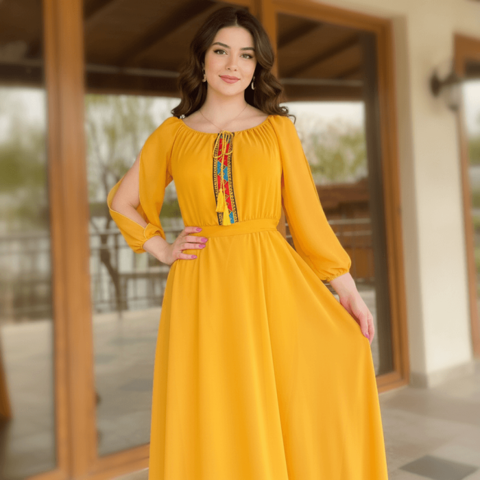 Rochie stilizata Traditional Ornela