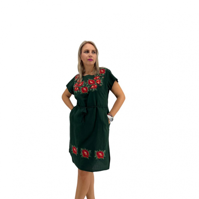 Rochie Traditionala cu broderie Iris 3 [5]