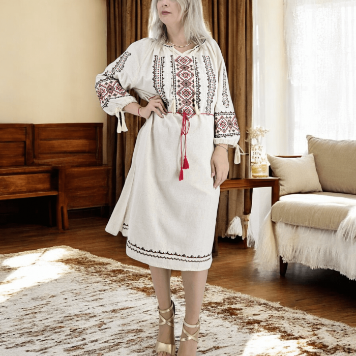 Rochie Traditionala cu broderie Iris 7 [4]