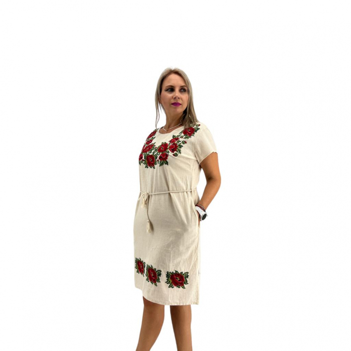 Rochie Traditionala cu broderie Iris 2 [6]