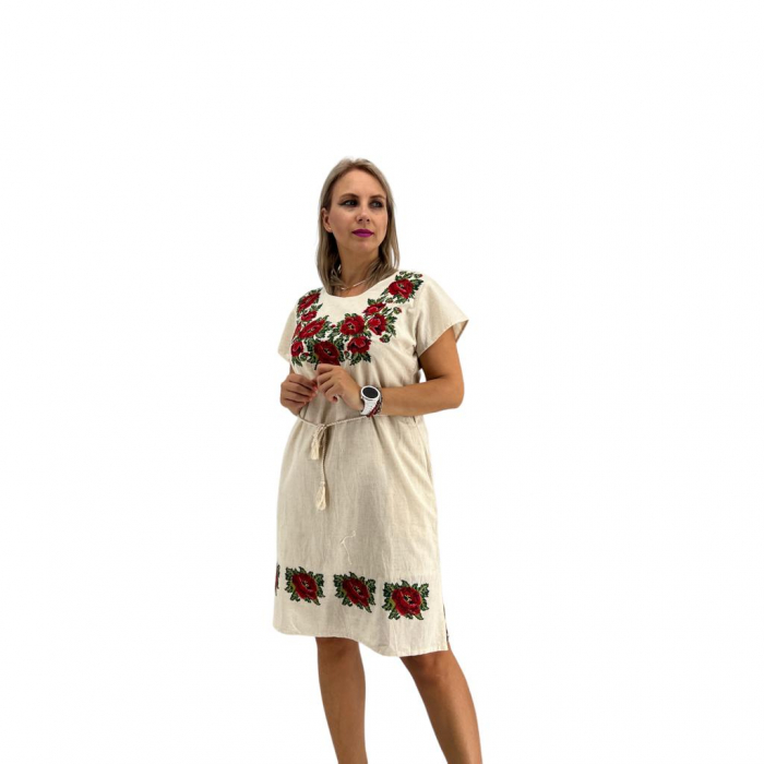 Rochie Traditionala cu broderie Iris 2 [3]