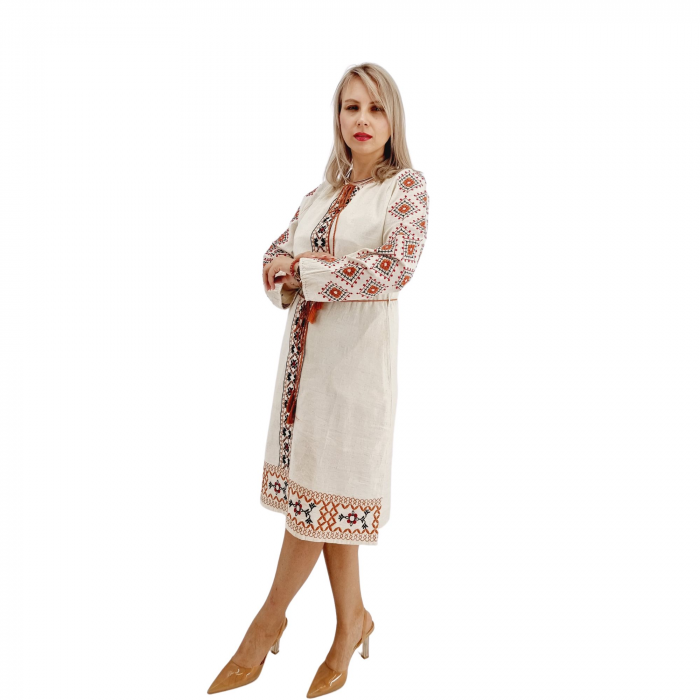Rochie Traditionala cu broderie Iris 4 [2]