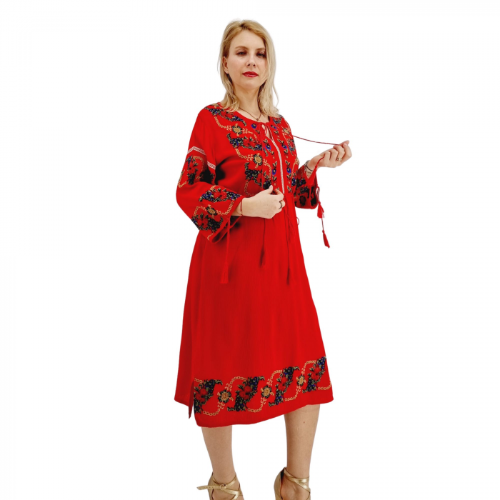 Rochie Traditionala cu broderie Lidia 3 [4]
