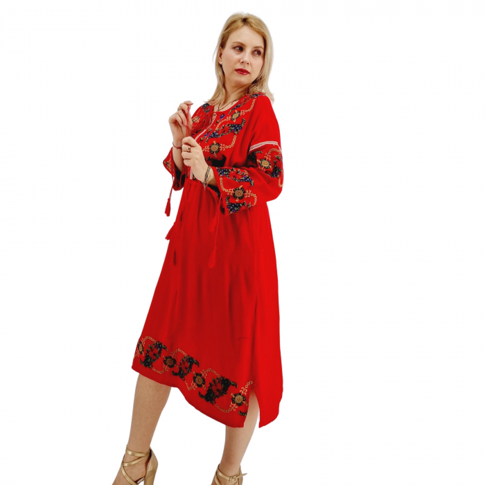 Rochie Traditionala cu broderie Lidia 3 [5]