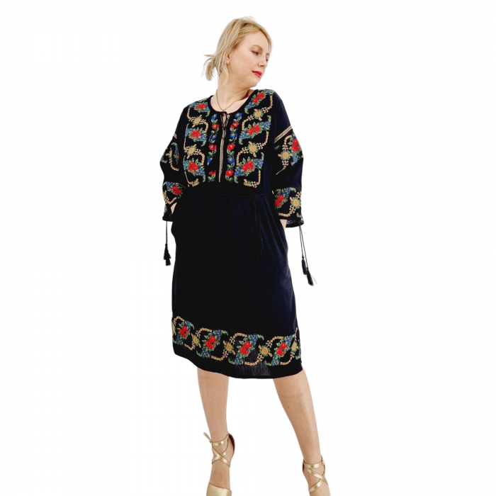 Rochie Traditionala cu broderie Lidia 4 [5]