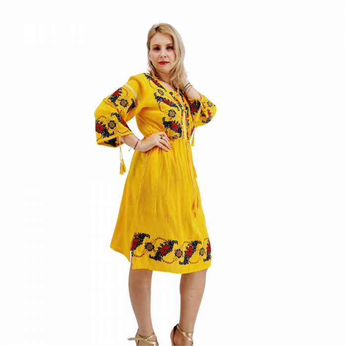 Rochie Traditionala cu broderie Lidia 2 [3]